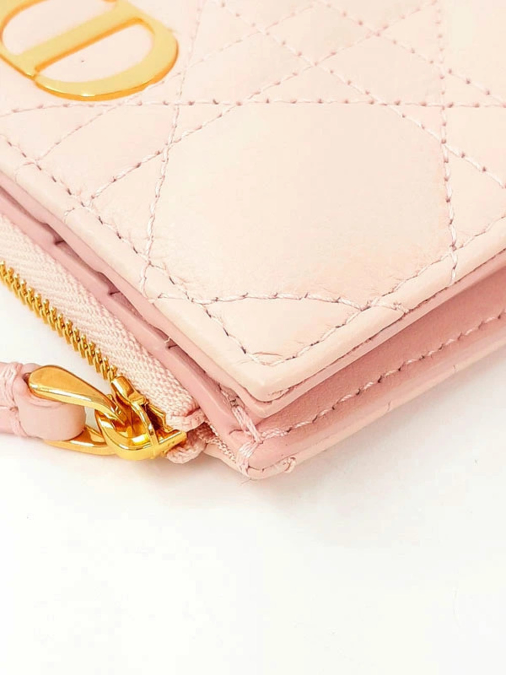 Christian Dior Caro Dahlia Wallet Bi fold Short - Picture 5 of 5